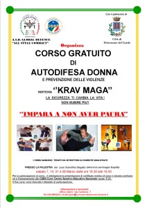 Volantino autodifesa donna2015